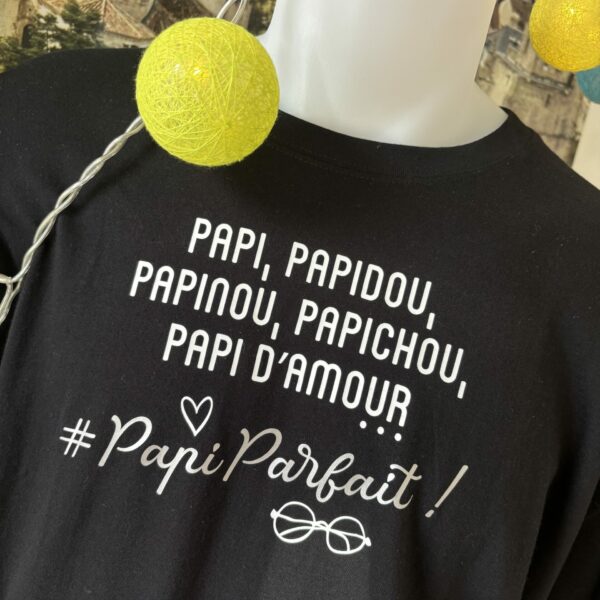 Tshirt Papi parfait @comminlot